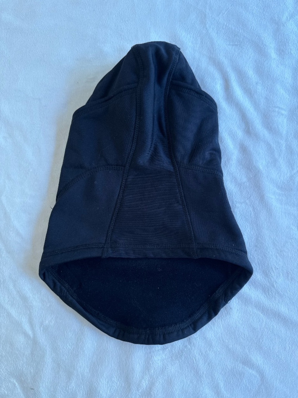 Airhole Waffle Fleece Hinged Balaclava Black One Size Ski & Snowboard Face Mask - Picture 6 of 6